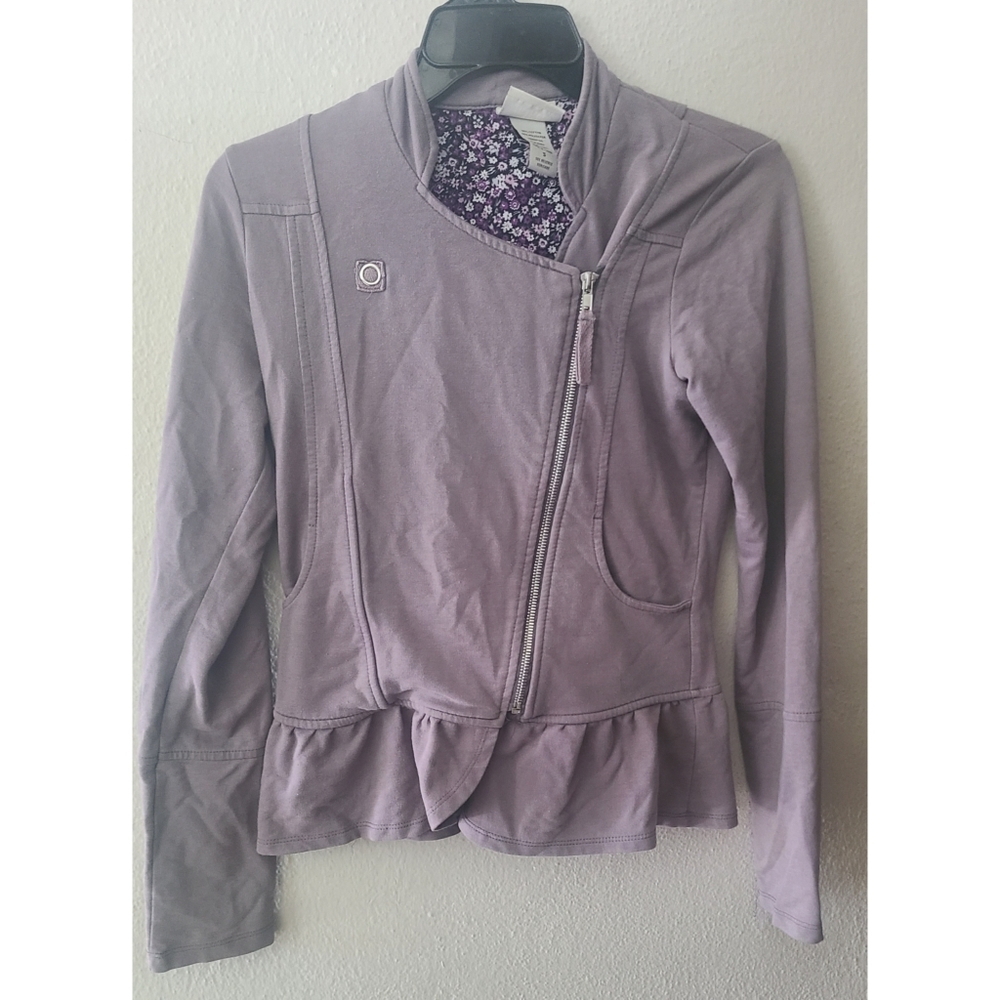 Miken side zip jacket Color purple